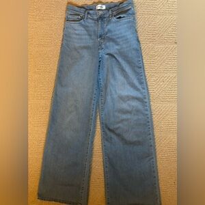 Frame Denim Light Blue Wide-Leg Jeans